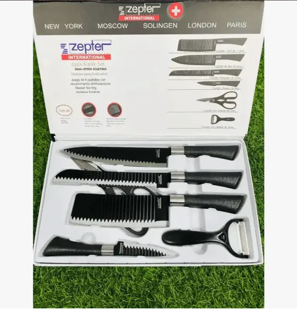 6 Pcs Premium Kitchen Knife Set